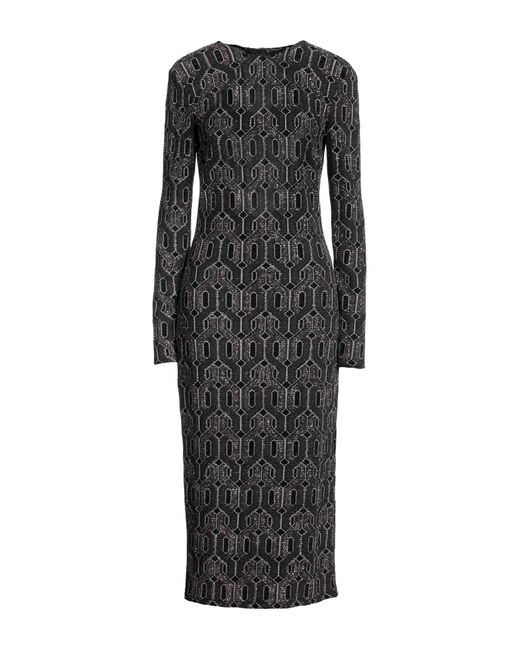 RED COUTURE Black Midi-Kleid