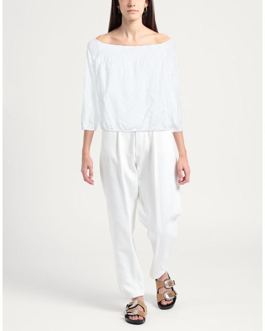 Van Laack White Top Cotton