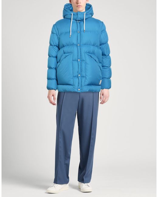 Emporio Armani Blue Midnight Puffer Polyester for men