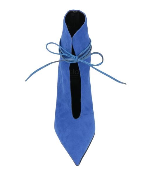 Islo Isabella Lorusso Blue Ankle Boots Textile Fibers