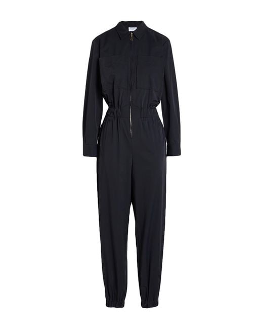 RUE DU BAC Blue Jumpsuit Polyamide, Elastane