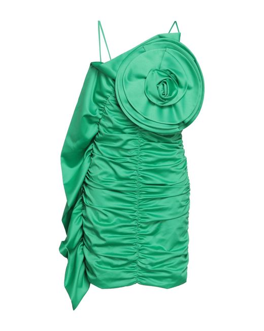 SIMONA CORSELLINI Green Mini Dress