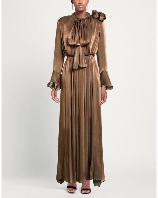 SILENCE LIMITED Natural Maxi Dress Pes