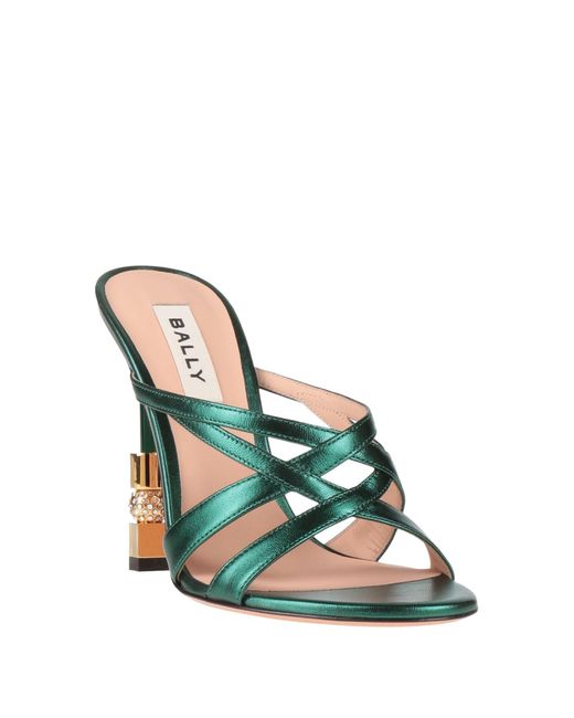 Bally Green Sandals