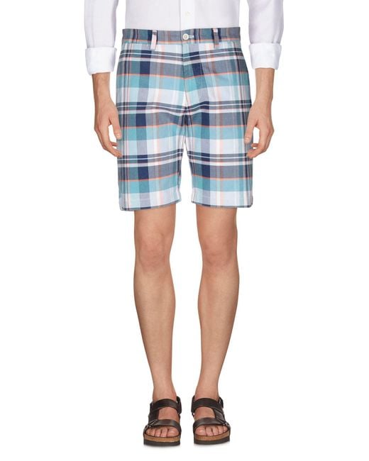 Gant Blue Midnight Shorts & Bermuda Shorts Cotton for men