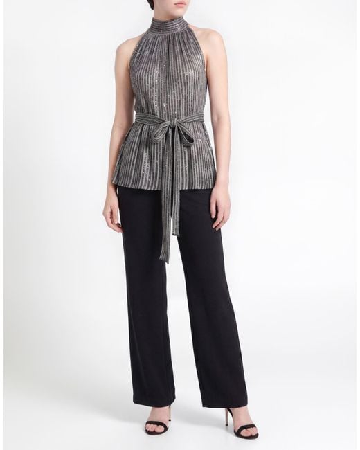 Missoni Gray Top Viscose, Polyamide, Metallic Fiber
