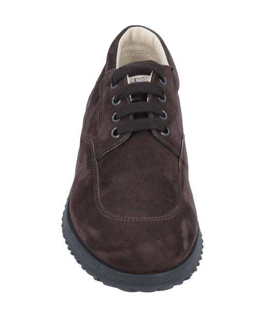 Hogan Brown Lace-up Shoes