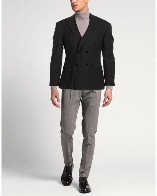 Exte Black Blazer Wool for men