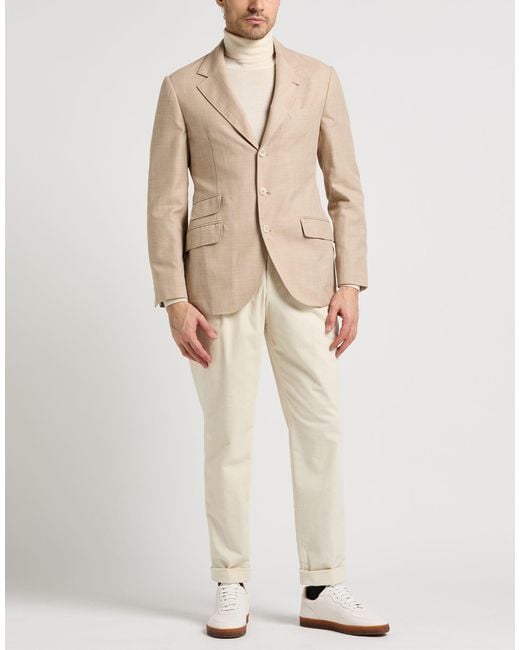 Brunello Cucinelli Natural Blazer for men
