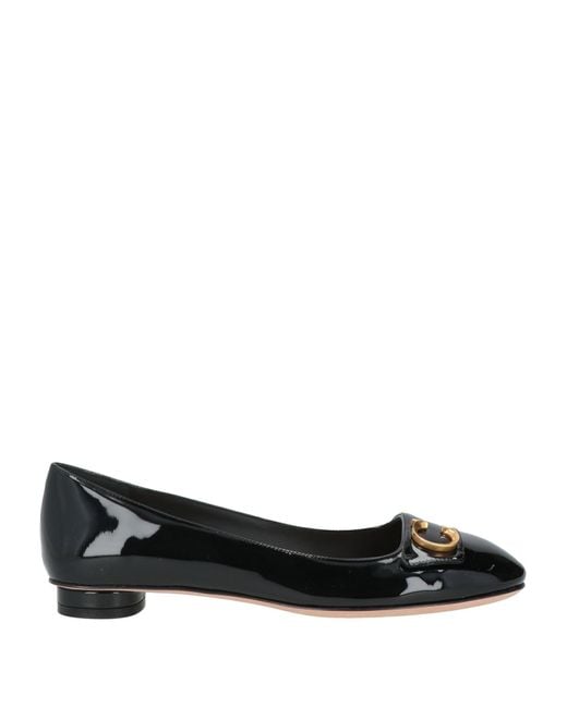 Dior Black Ballet Flats Leather