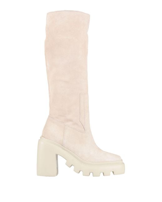 Vic Matié White Boot Leather