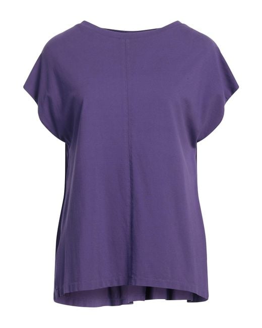 Alpha Studio Purple T-Shirt Cotton, Elastane