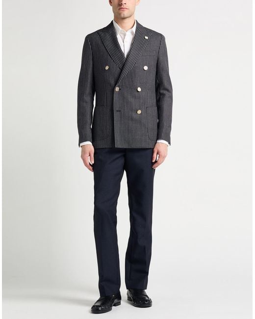 Lardini Blue Blazer for men