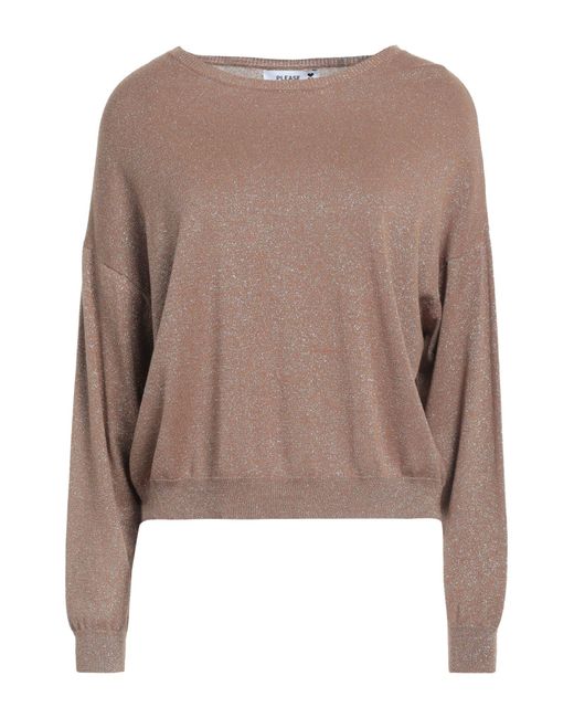 Please Brown Sweater Viscose, Polyamide, Lurex