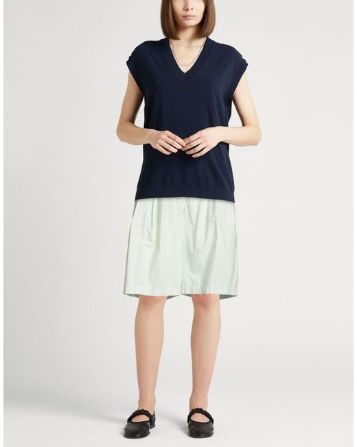 Fedeli White Shorts & Bermuda Shorts Cotton