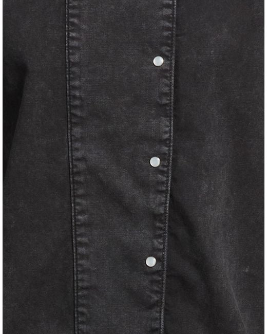 Ba&sh Black Denim Shirt