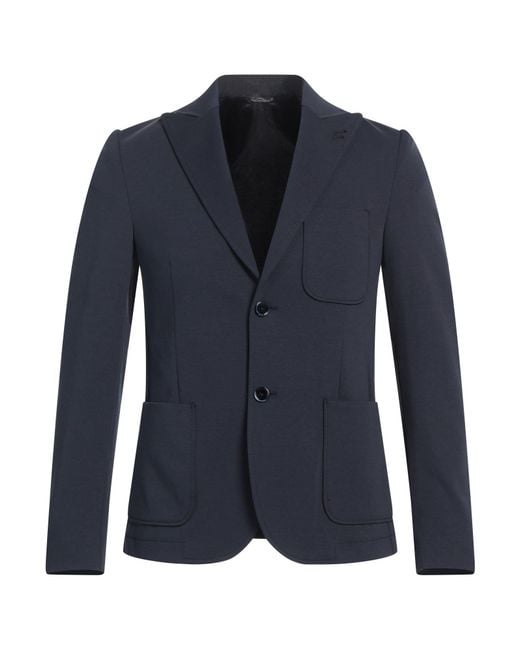 Daniele Alessandrini Blue Blazer for men
