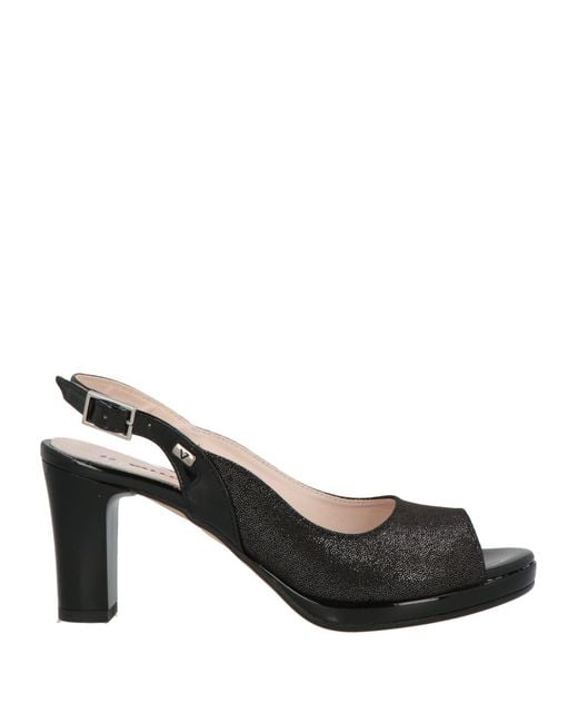 Valleverde Black Sandals