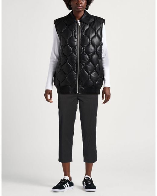 Dondup Black Charcoal Pants Lyocell, Elastane