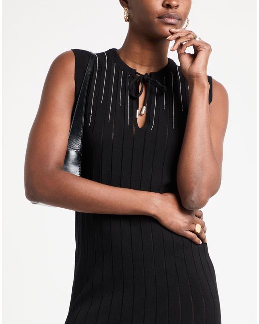 Peserico Black Midi-Kleid