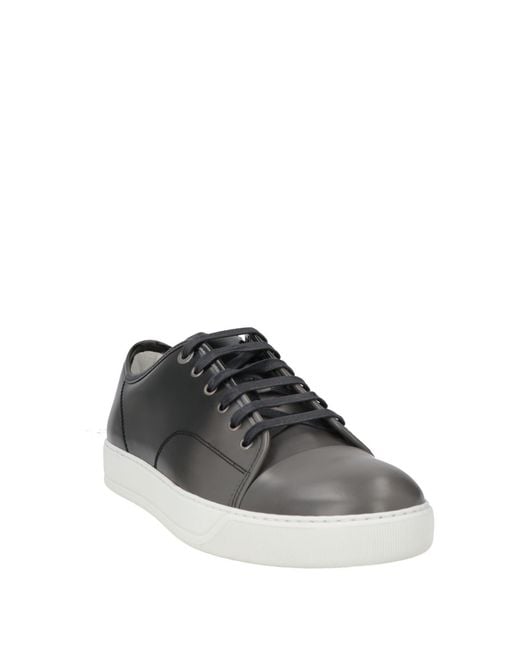 Lanvin Black Sneakers Bull Skin for men