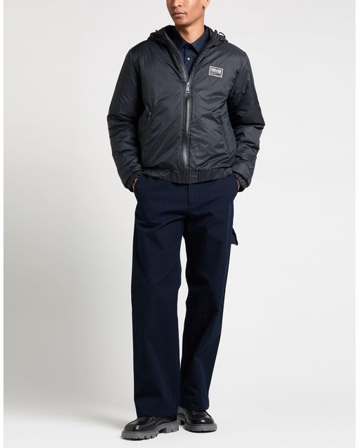 Versace Jeans Couture Black Jacket Polyamide for men