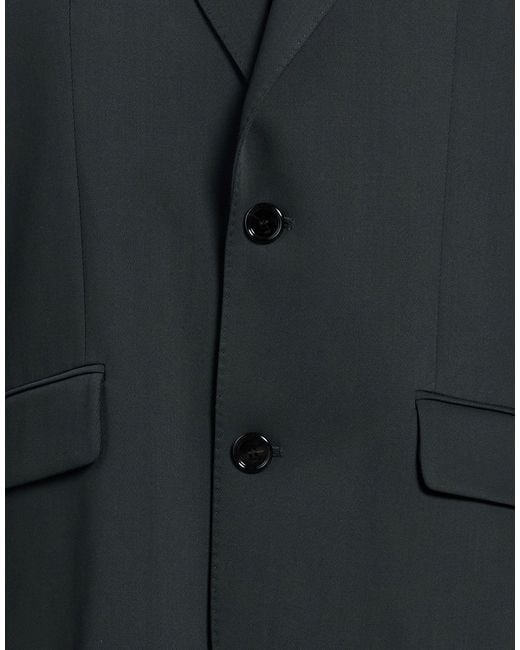 AMI Black Blazer Virgin Wool for men