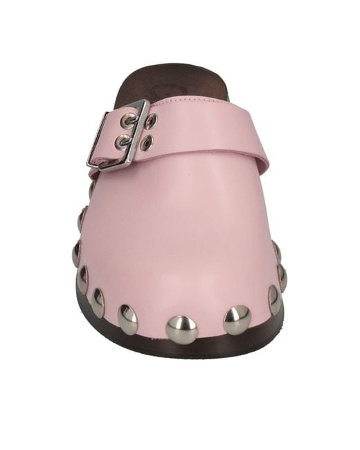 Ganni Pink Mules & Clogs