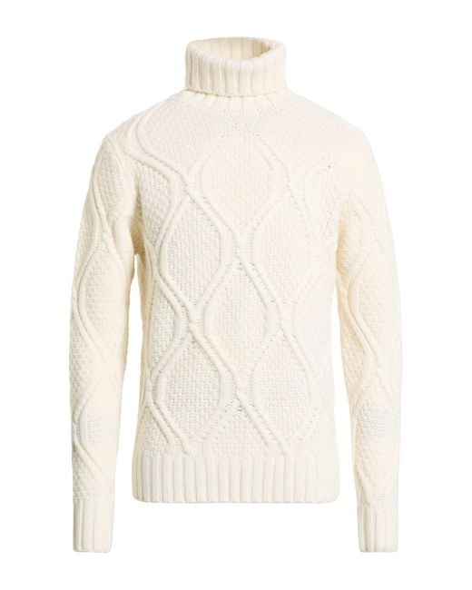 Paoloni White Turtlenecks for men