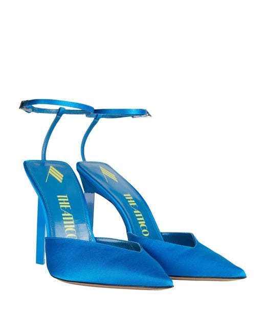 The Attico Blue Azure Pumps Textile Fibers
