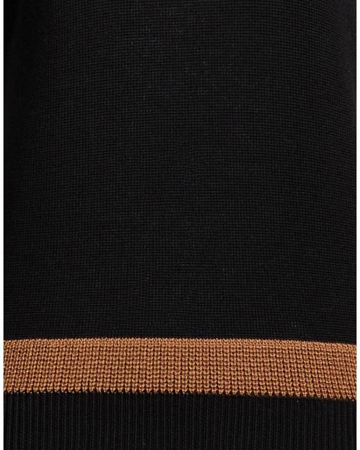 Alpha Studio Black Turtleneck Wool