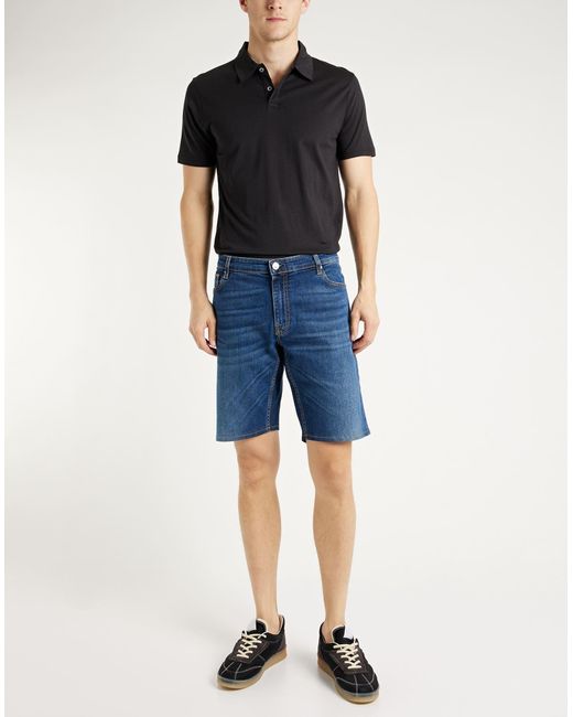 Care Label Blue Denim Shorts for men
