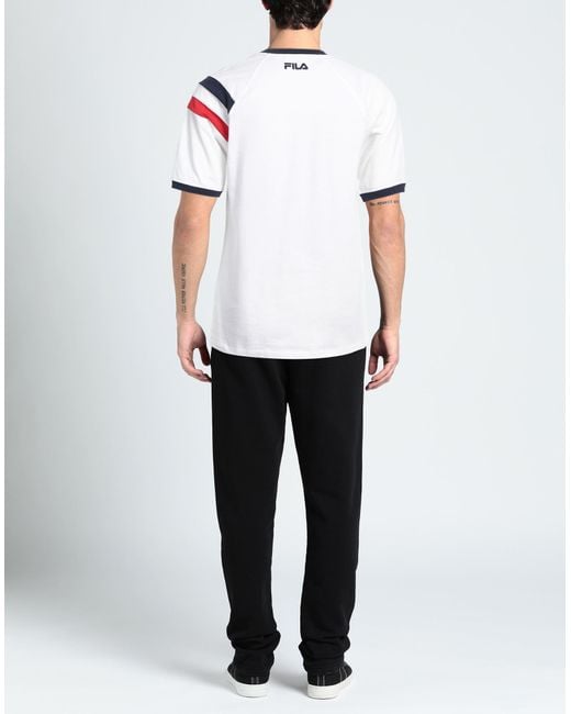 Fila T shirt in White for Men Lyst UK