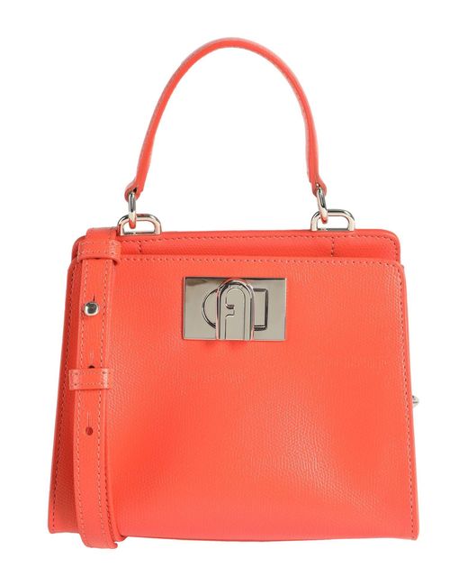 Furla Red 1927 Mini Top Handle 19 -- Handbag Soft Leather