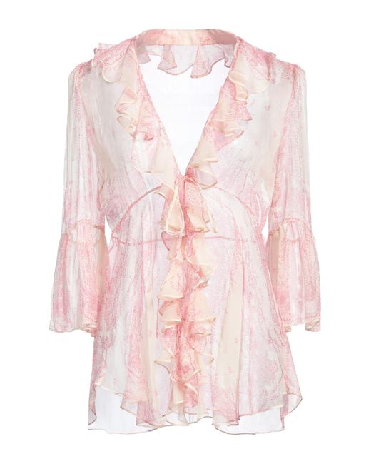 Philosophy Di Lorenzo Serafini Pink Shirt Silk