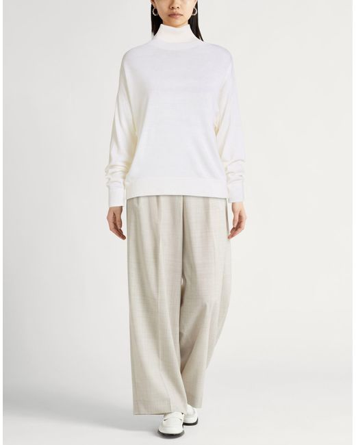 Peserico White Turtlenecks