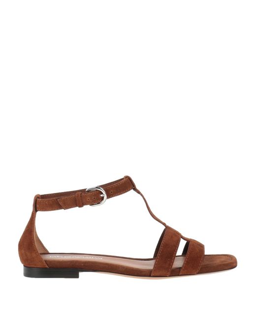 Emporio Armani Brown Sandals