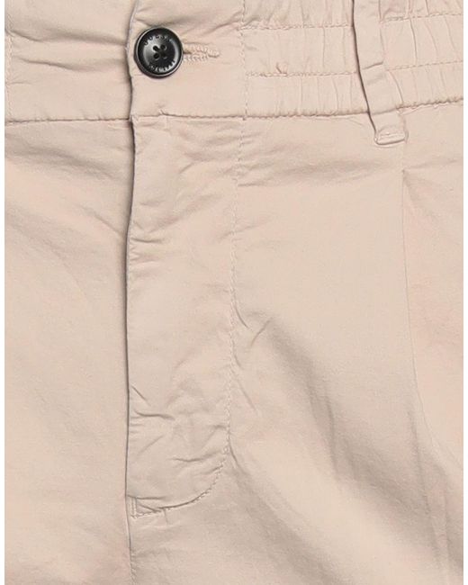 Guess Natural Ivory Pants Cotton, Elastane for men