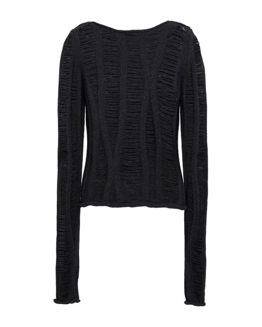 Isabel Benenato Black Pullover