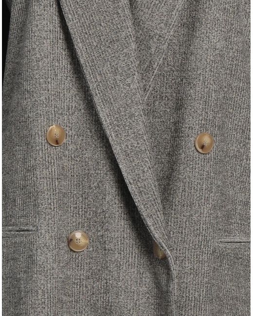 Alysi Gray Crème Blazer Viscose, Virgin Wool, Wool