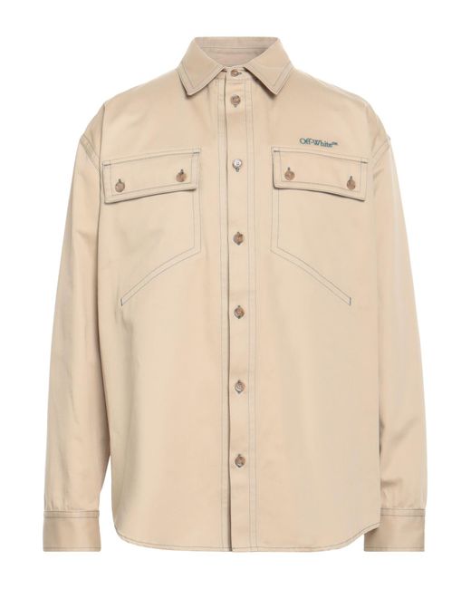 Camicia di Off-White c/o Virgil Abloh in Natural da Uomo