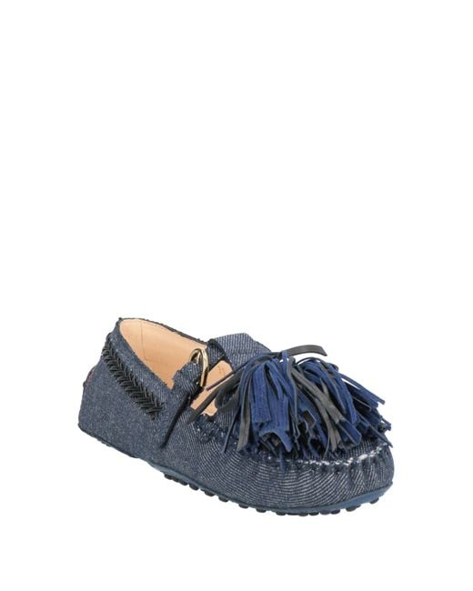 Tod's Blue Loafers