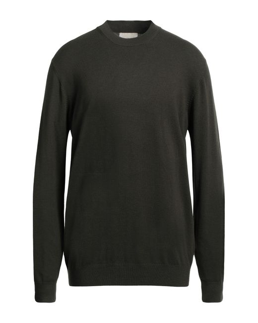 GROOWE Black Turtleneck Viscose, Nylon for men