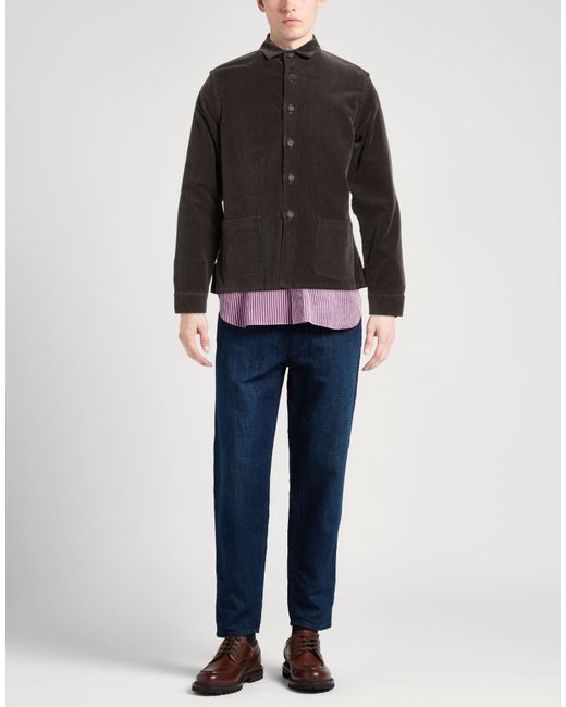 FIORONI CASHMERE Black Jacket Cotton for men