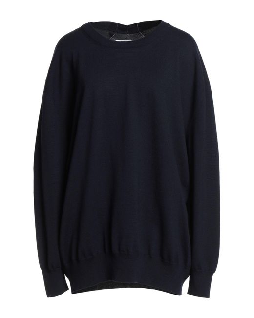 Jil Sander Blue Midnight Sweater Wool