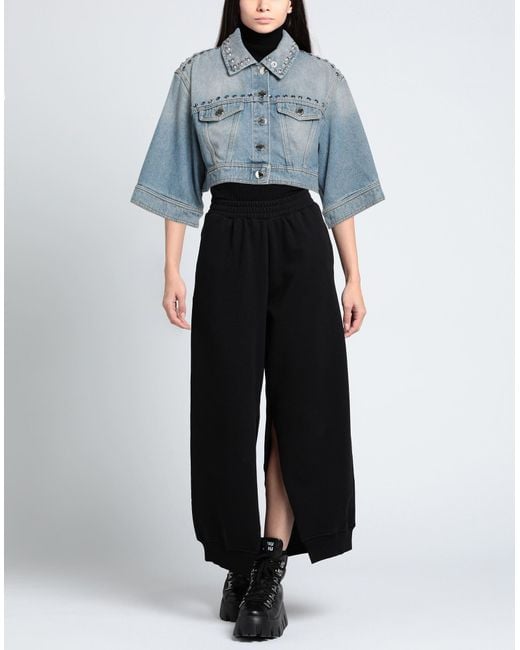 Pinko Blue Denim Outerwear
