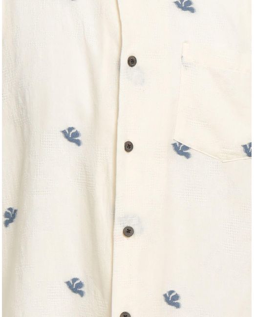 Portuguese Flannel White Shirt for men