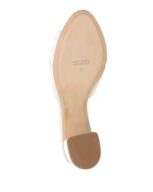 Rodo Natural Ivory Sandals Leather