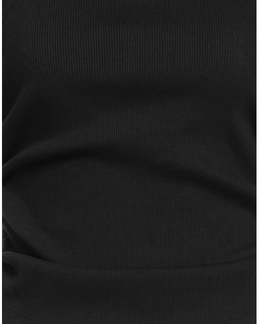 Versace Jeans Couture Black Top Cotton, Elastane