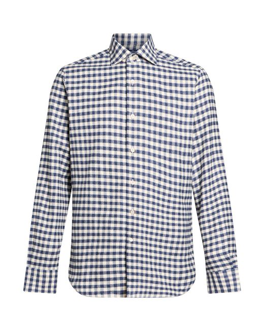 Alessandro Gherardi Blue Shirt Cotton for men